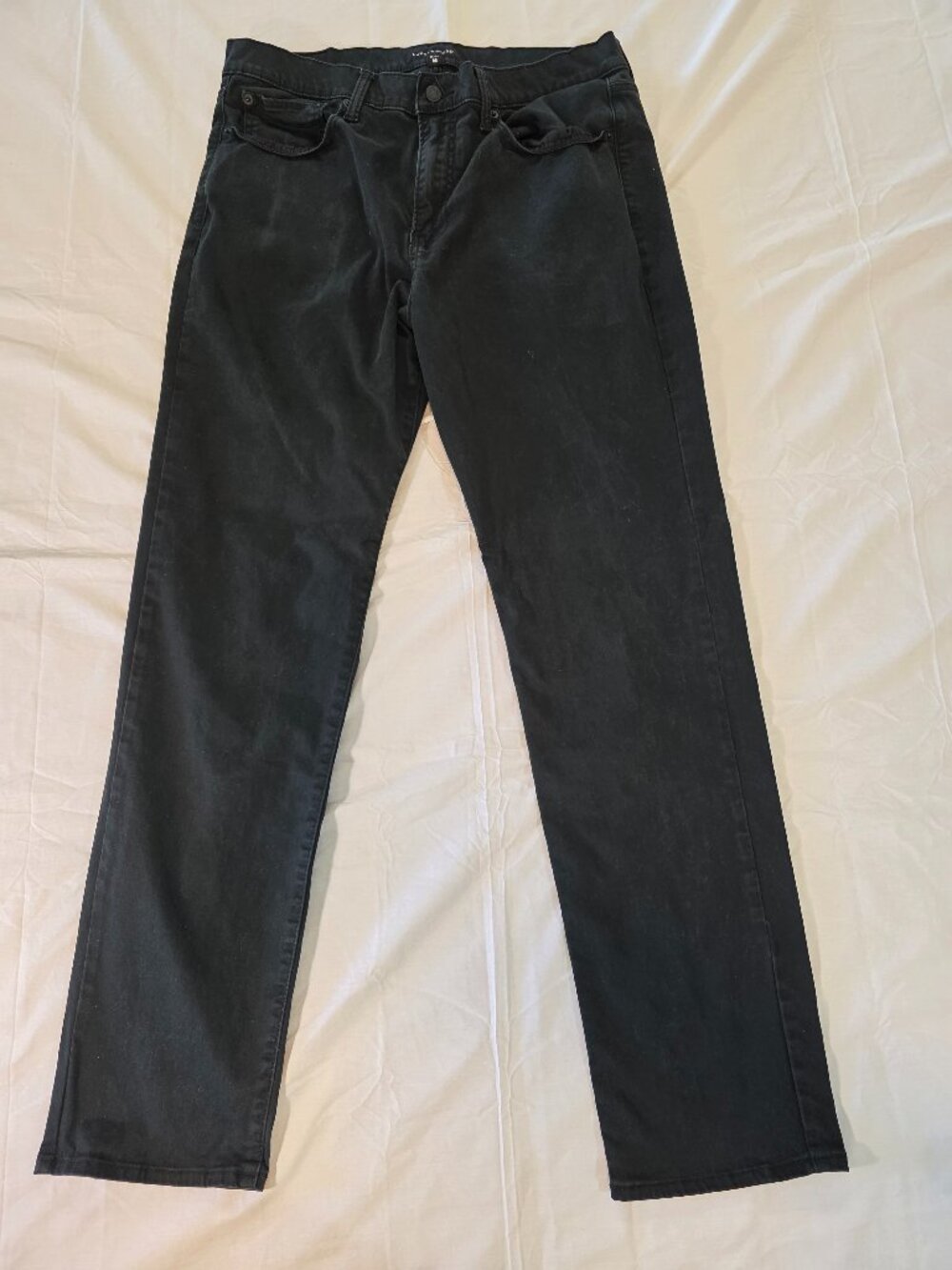 Lucky Brand Jeans 121 Slim Straight Men's 36x32 Black